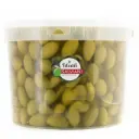 GREEN CERIGNOLA IN BRINE  OLIVES NET WEIGHT 5KG  (DRAINED 3.5KG)
