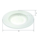 FONDINA TONDO POLPA 23CM ELEGANCE 50PZ(SDG)