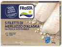 5 FILETTI MERLUZZO D'ALASKA 10CFX340GR