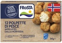 12 POLPETTE DI PESCE MERLUZZO NORVEGIA 8CFX240GR
