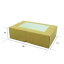 ASTUCCIO SUSHI 168X113X48 AVANA FINESTR.25PZ(SDG)