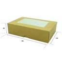 ASTUCCIO SUSHI 198X124X48 AVANA FINESTR.25PZ(SDG)