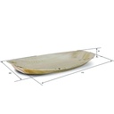 VASSOIO OVALE PALMA 41X28X3CM 25PZ(SDG)
