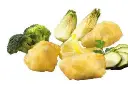 TRIS VERDURE IN PAST.1,5KG broccoli , zucchine ,carciofi (FK) TRIO OF VEGS IN BATTER (broccoli, courgettes, artichokes)